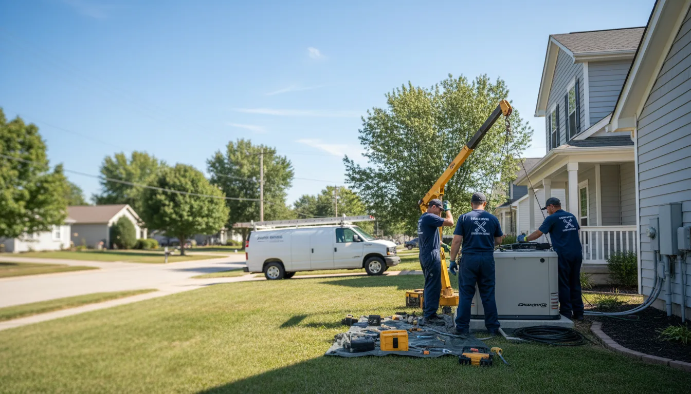 Generator Installation in Oakford, IL near me